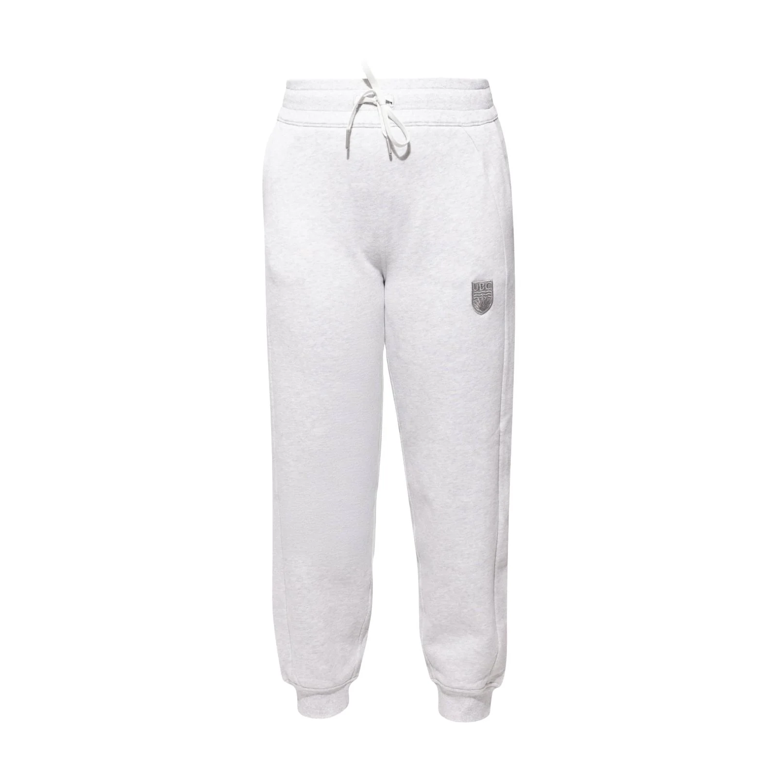 Womens Crested Scuba High-Rise Relaxed Fit Jogger Grey