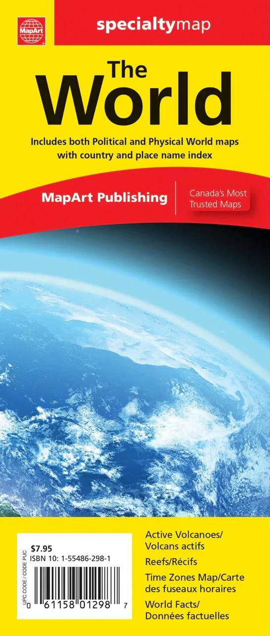 World Specialty Folded Map (Item #1298)