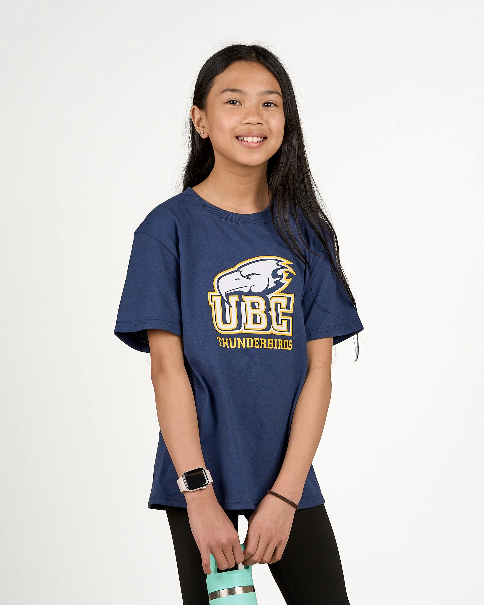 Youth Thunderbird T-Shirt - Navy - Image 4